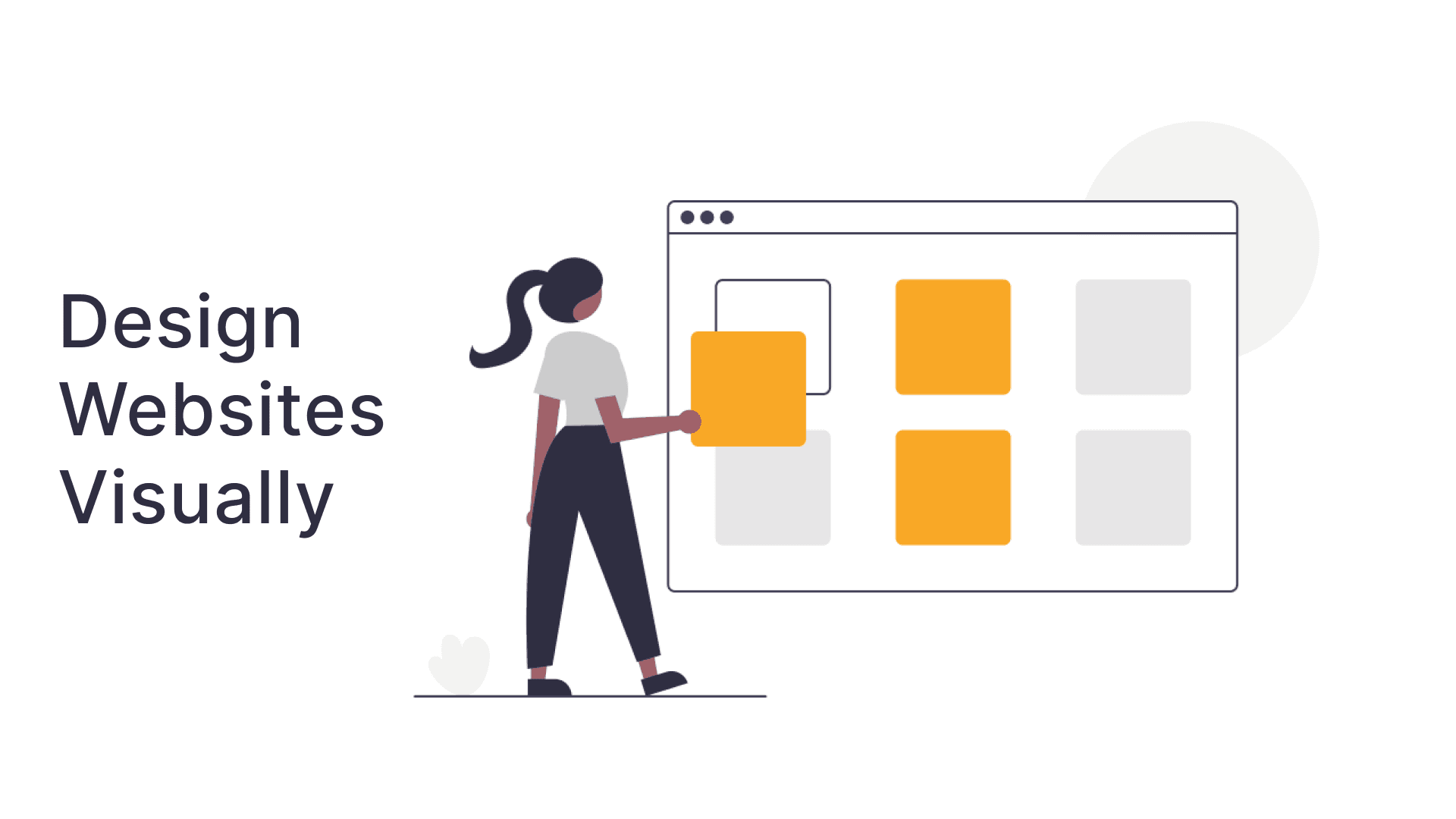 Design your own website without writing any code