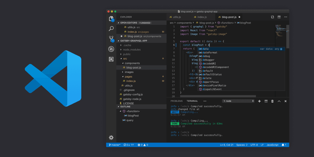 List of useful extensions for Visual Studio Code