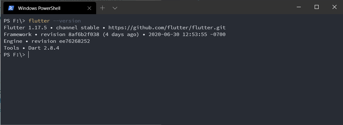 Flutter Installation Check